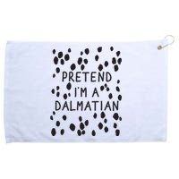 Pretend I'm A Dalmatian Shirt Funny Lazy Halloween Costume Grommeted Golf Towel