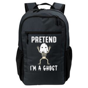 Pretend I'm a Ghost Funny Lazy Halloween Costume Party Daily Commute Backpack