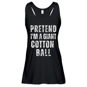 Pretend IM A Giant Cotton Ball Matching Costume Halloween Ladies Essential Flowy Tank