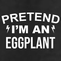 Pretend I'm An Eggplant Lazy Halloween Costume Beanie