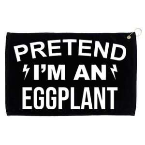 Pretend I'm An Eggplant Lazy Halloween Costume Grommeted Golf Towel