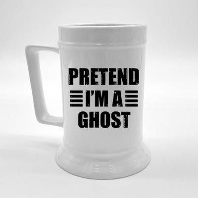 Pretend IM A Ghost Lazy Easy Costume Gift Beer Stein