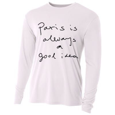 Paris Is Always A Good Idea Cooling Performance Long Sleeve Crew