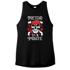 Pretend Im A Pirate Funny Ideas For Halloween Ladies PosiCharge Tri-Blend Wicking Tank