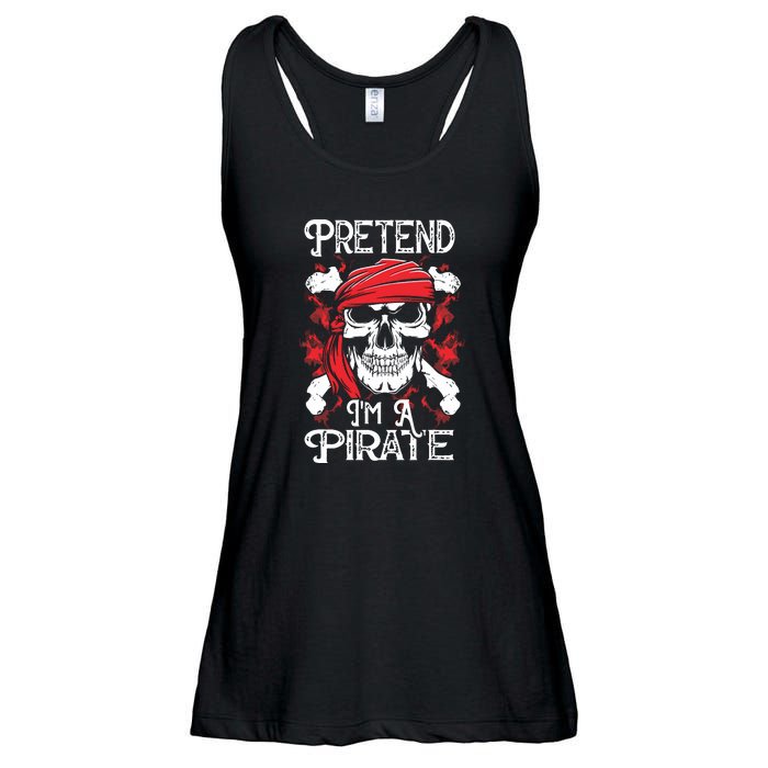 Pretend Im A Pirate Funny Ideas For Halloween Ladies Essential Flowy Tank