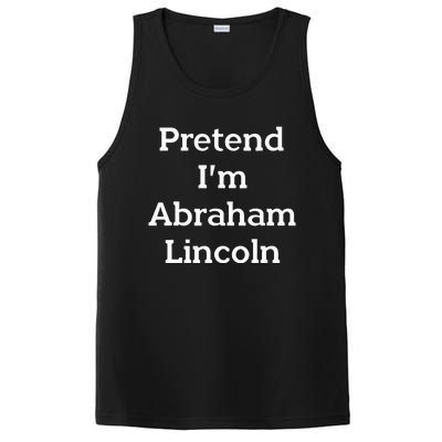 Pretend IM Abraham Lincoln Costume Funny Halloween History PosiCharge Competitor Tank