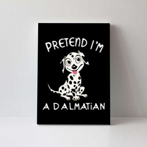 Pretend Im a Dalmatian Dog Halloween DYI Costume Canvas