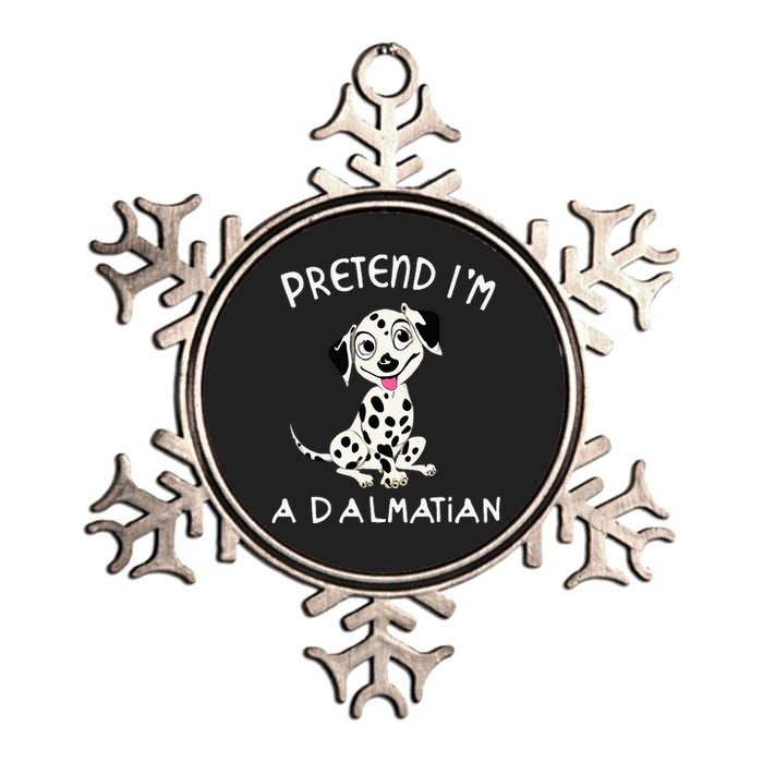 Pretend Im a Dalmatian Dog Halloween DYI Costume Metallic Star Ornament