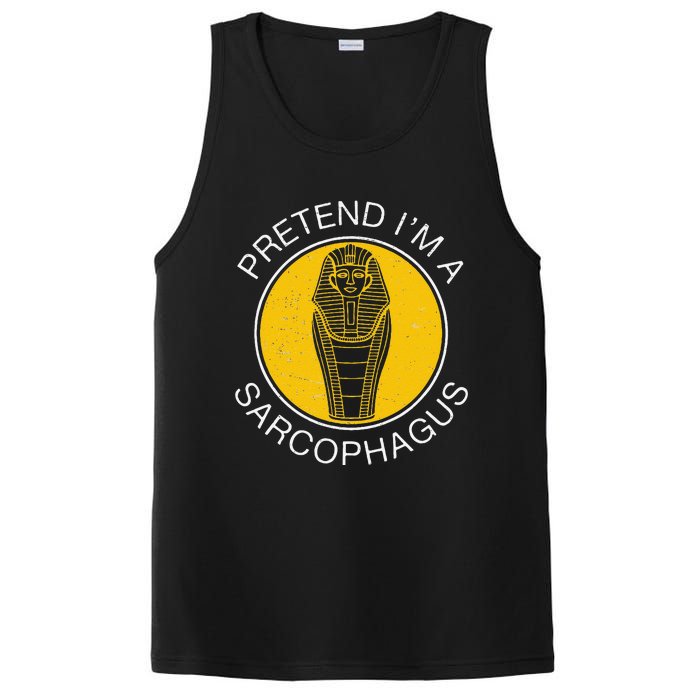 Pretend IM A Sarcophagus Funny Ancient Egypt Artifacts Fans PosiCharge Competitor Tank