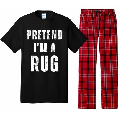 Pretend IM A Rug Matching Costume Funny Halloween Pajama Set