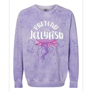 Pretend Im A Jellyfish Colorblast Crewneck Sweatshirt