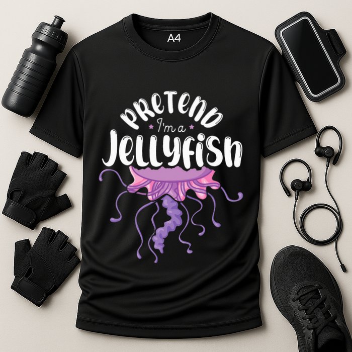 Pretend Im A Jellyfish Cooling Performance Crew T-Shirt