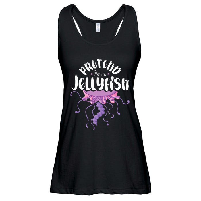 Pretend Im A Jellyfish Ladies Essential Flowy Tank