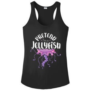 Pretend Im A Jellyfish Ladies PosiCharge Competitor Racerback Tank