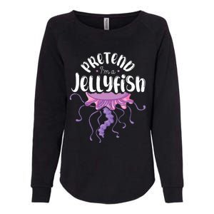 Pretend Im A Jellyfish Womens California Wash Sweatshirt