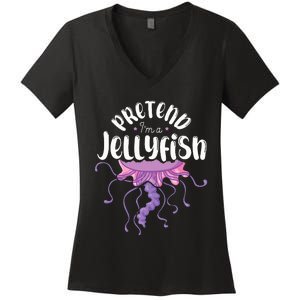 Pretend Im A Jellyfish Women's V-Neck T-Shirt