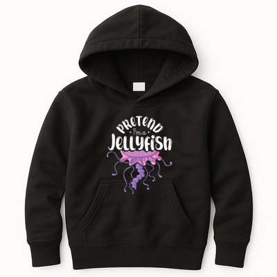 Pretend Im A Jellyfish Kids Hoodie
