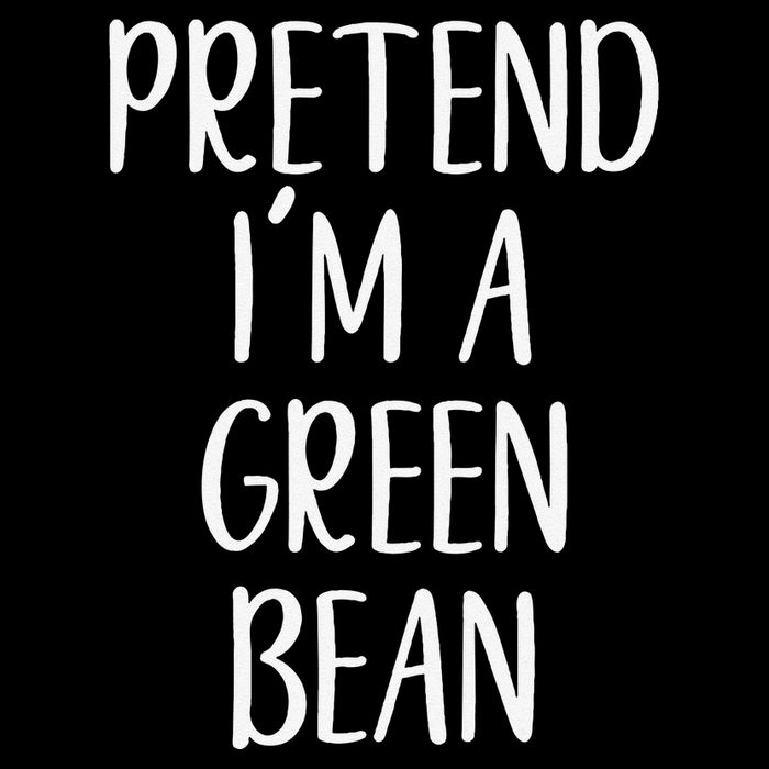 Pretend IM A Green Bean Costume Halloween Quick Lazy Funny Mug