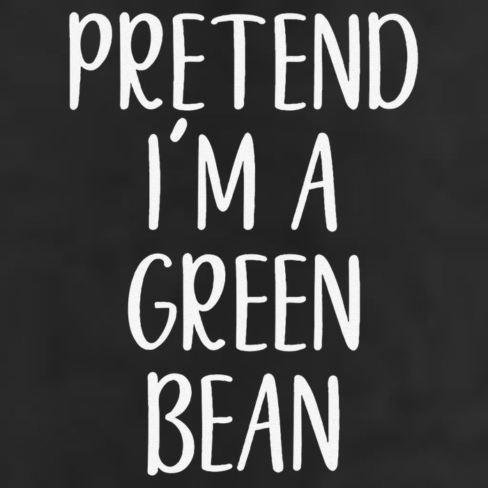 Pretend IM A Green Bean Costume Halloween Quick Lazy Funny Large Microfiber Waffle Golf Towel