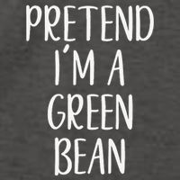Pretend IM A Green Bean Costume Halloween Quick Lazy Funny Vector Backpack