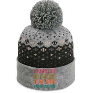 Pro Immigrant Antiracism Inspirational Positive Oneliners Meaningful Gift The Baniff Cuffed Pom Beanie