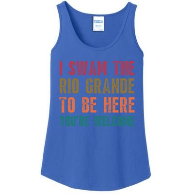 Pro Immigrant Antiracism Inspirational Positive Oneliners Meaningful Gift Ladies Essential Tank