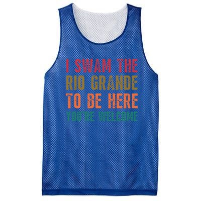 Pro Immigrant Antiracism Inspirational Positive Oneliners Meaningful Gift Mesh Reversible Basketball Jersey Tank