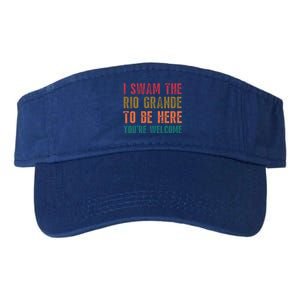 Pro Immigrant Antiracism Inspirational Positive Oneliners Meaningful Gift Valucap Bio-Washed Visor