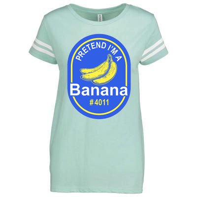 Pretend I'm A Banana Lazy Halloween Last Minute Costume Enza Ladies Jersey Football T-Shirt