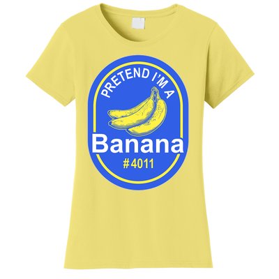 Pretend I'm A Banana Lazy Halloween Last Minute Costume Women's T-Shirt