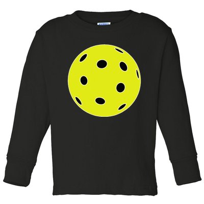 Pretend I'm A Pickleball Funny Easy Costume For Halloween Toddler Long Sleeve Shirt