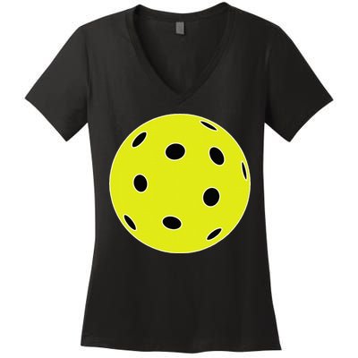 Pretend I'm A Pickleball Funny Easy Costume For Halloween Women's V-Neck T-Shirt