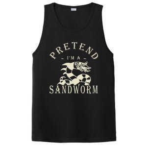 Pretend IM A Sandworm Funny Halloween Party Costume PosiCharge Competitor Tank