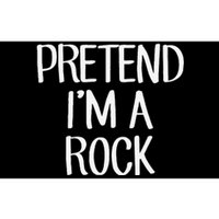 Pretend IM A Rock Costume Family Lazy Easy Halloween Bumper Sticker