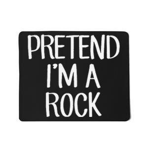 Pretend IM A Rock Costume Family Lazy Easy Halloween Mousepad