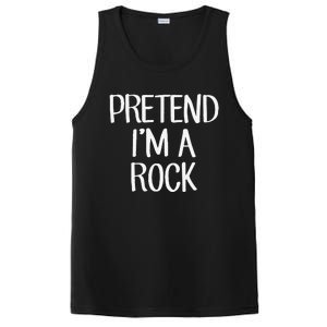 Pretend IM A Rock Costume Family Lazy Easy Halloween PosiCharge Competitor Tank