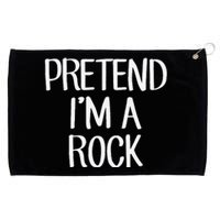 Pretend IM A Rock Costume Family Lazy Easy Halloween Grommeted Golf Towel