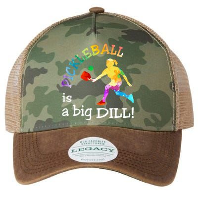 Pickleball Is A Big Dill Legacy Tie Dye Trucker Hat