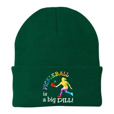 Pickleball Is A Big Dill Knit Cap Winter Beanie