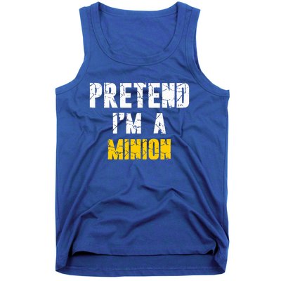 Pretend IM A Minion Hasslefree Holiday Costume Tank Top