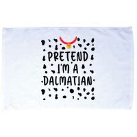 Pretend Im A Dalmatian Funny Lazy Halloween Costume Microfiber Hand Towel