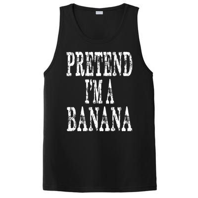 Pretend Im A Banana Funny Lazy Halloween Costume PosiCharge Competitor Tank