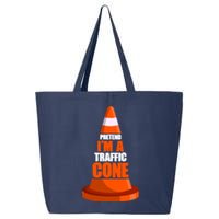 Pretend I'm A Traffic Cone Lazy Halloween Costume 25L Jumbo Tote