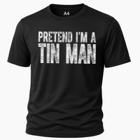 Pretend Im A Tin Man Funny Costume Cooling Performance Crew T-Shirt