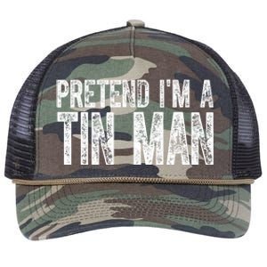 Pretend Im A Tin Man Funny Costume Retro Rope Trucker Hat Cap