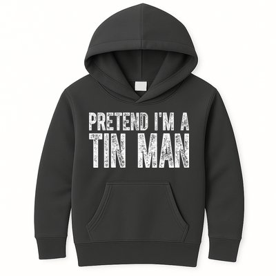 Pretend Im A Tin Man Funny Costume Kids Hoodie