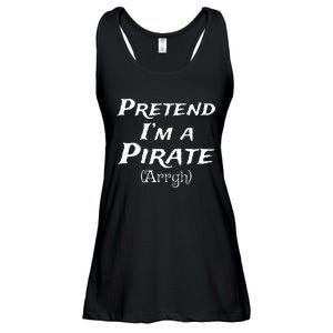 Pretend IM A Pirate Arrgh Costume Party Halloween Pirate Ladies Essential Flowy Tank