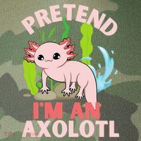 Pretend I'm An Axolotl Legacy Tie Dye Trucker Hat