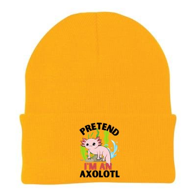 Pretend I'm An Axolotl Knit Cap Winter Beanie