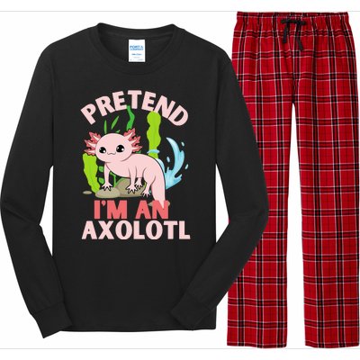 Pretend I'm An Axolotl Long Sleeve Pajama Set